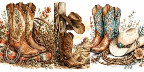 Rustic Western Boot Collections generated by chatgpt-image