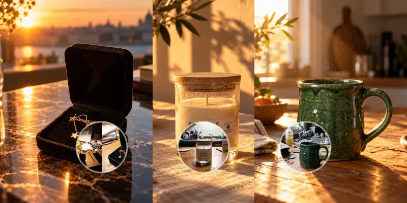 Golden Hour Product Photos