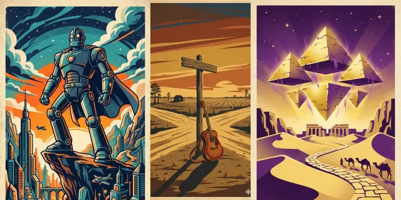 Vintage Wpa Travel Posters generated by undefined
