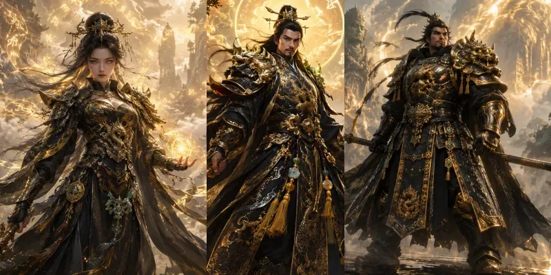 Black Myth Wukong Hero Portrait Forges generated by undefined