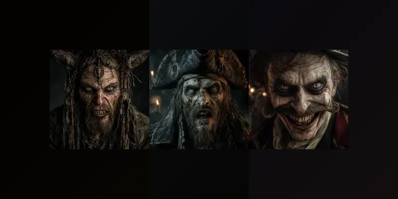Nightmare Horror Portraits 3D generated by undefined