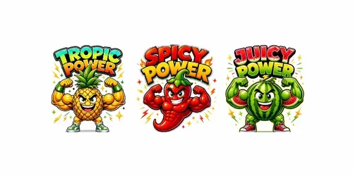 Cartoon Power Mascots generated by chatgpt-image