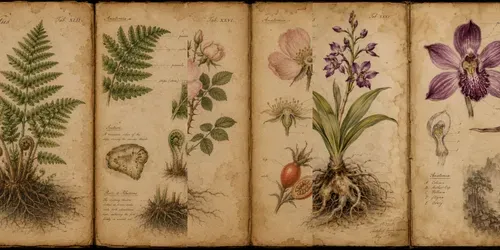 Vintage Botanical Journals generated by chatgpt-image