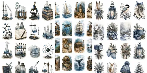 Watercolor Sticker Collections generated by chatgpt-image