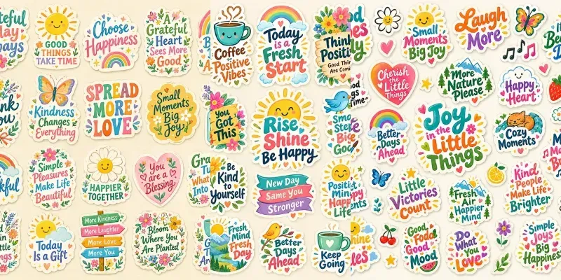 Motivational Quote Sticker Packs generated by undefined