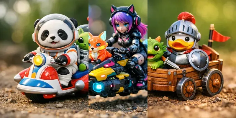 Mini Toy Riders Adventure Sets generated by undefined