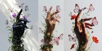 Surreal Botanical Hand Fine Art grok-image prompt mini thumbnail