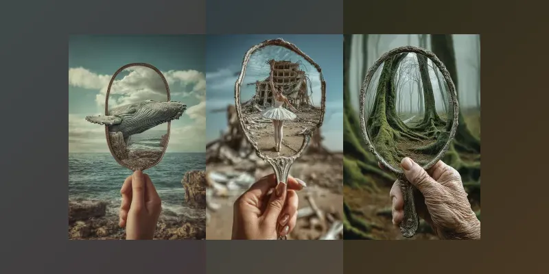 Other Lives Behind The Glass generated by undefined