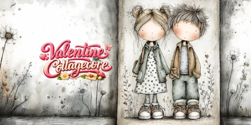 Valentine Cottagecore Cute Junk Journals
