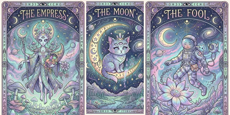 Surrealism Tarot Card Decks generated by undefined