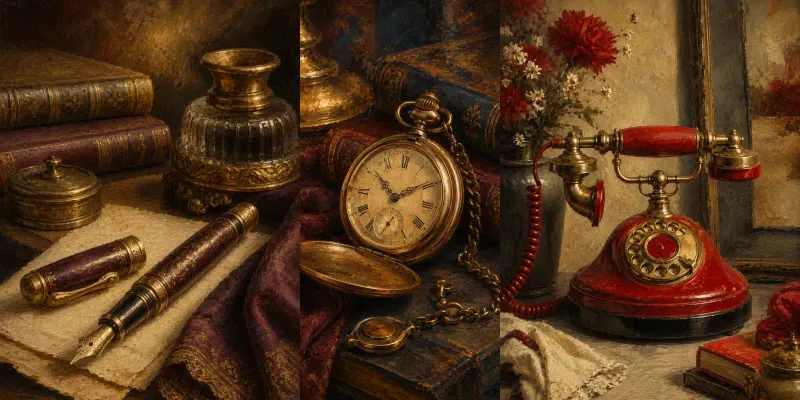 Charming Vintage Still Life Art generated by undefined