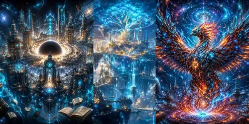 Neon Dreamscapes Beyond Reality generated by chatgpt-image