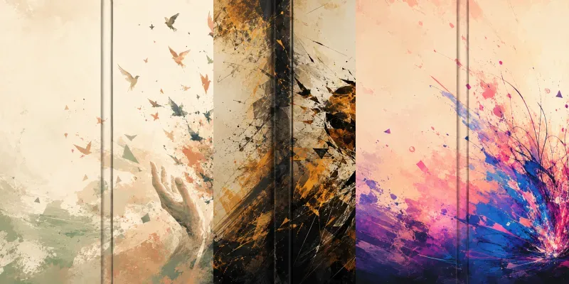 Bold Abstract Ya Covers Coming Of Age generated by undefined