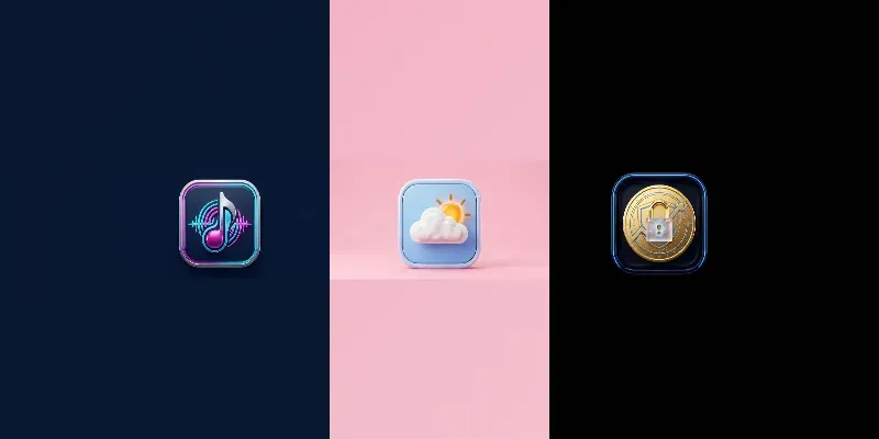 Premium 3D UI App Icons