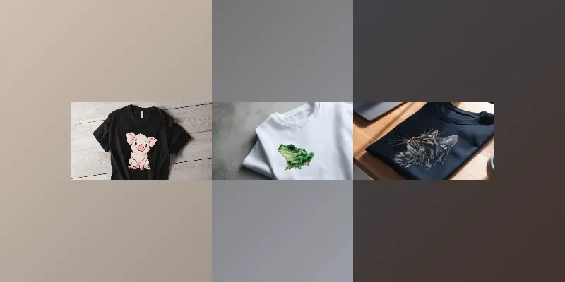 Trendy Flat Lay Tshirt Video Mockups generated by undefined