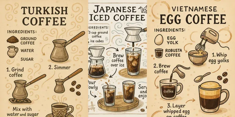 World Coffee Journal Art Recipes generated by undefined
