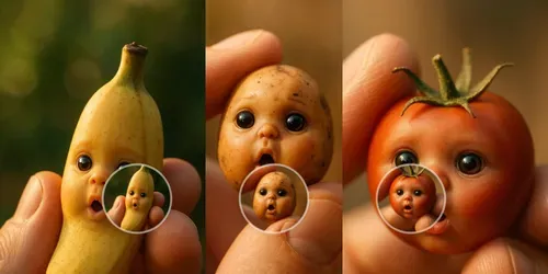 Viral ASMR Baby Fruits generated by veo