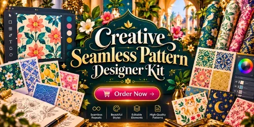 Creative Seamless Pattern Designer Kit generated by chatgpt-skill