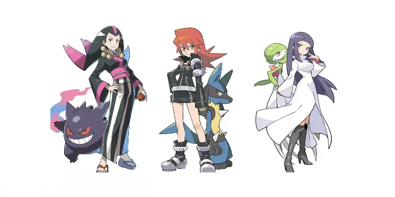 Pokemon Trainers With Pokemon