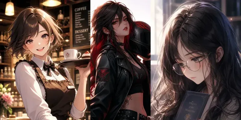 Premium Anime Character Portrait Sets generated by undefined