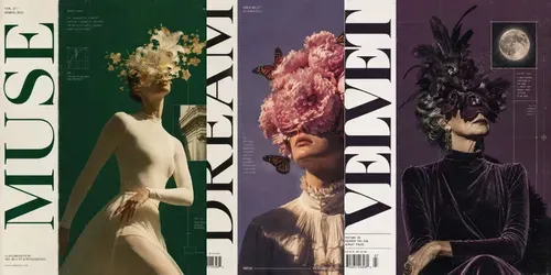 Surreal Blueprint Editorial Covers generated by chatgpt-image