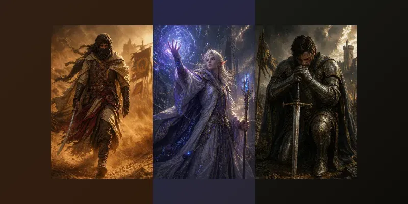 Legend Cinematic Character Portraits generated by undefined