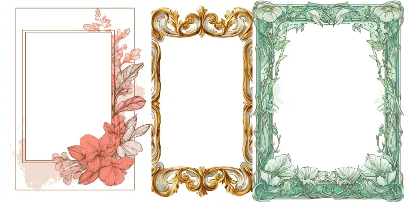 Illustrated Photo Frame Generators generated by undefined