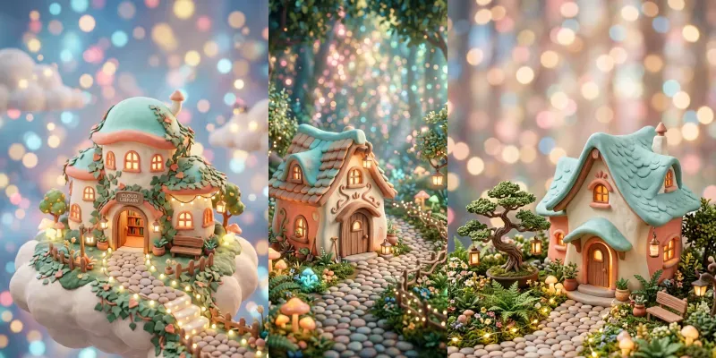 Whimsical Miniature Diorama Creators generated by undefined