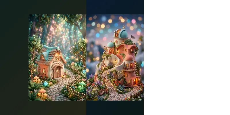 Whimsical Miniature Diorama Creators generated by undefined