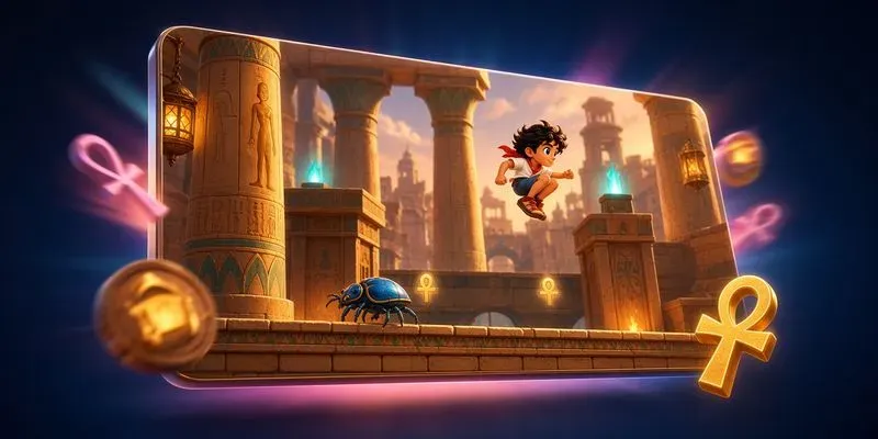Painted Cairo Platformer Builder