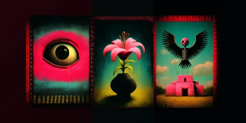 Santa Muerte Mix Art generated by undefined