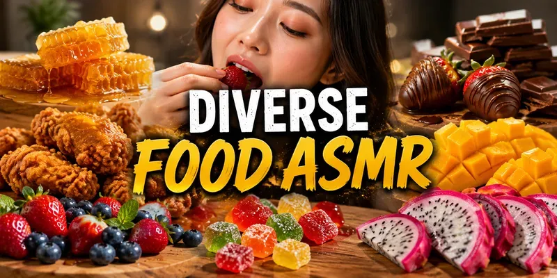Diverse Food ASMRs generated by undefined