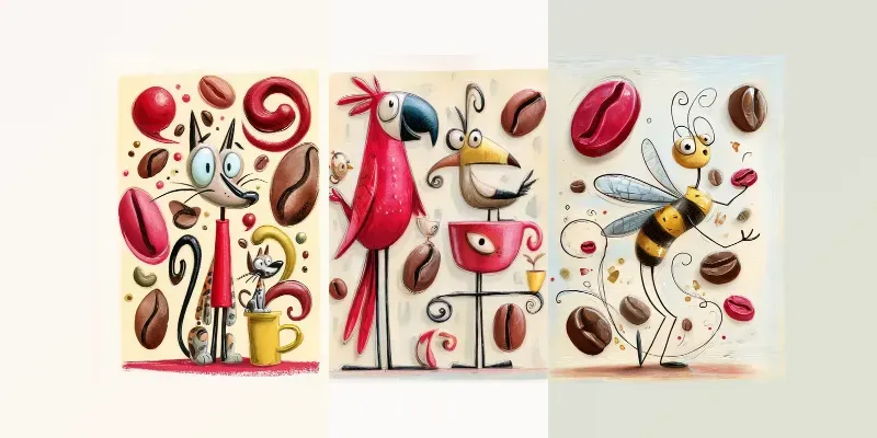 Surreal Mocha Pet Art generated by undefined