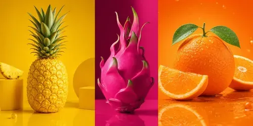 Premium Surreal Monochrome Fruit Posters generated by chatgpt-image