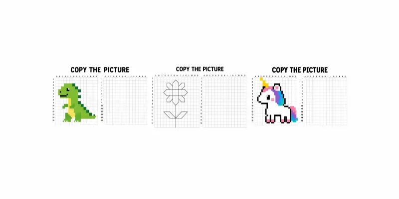 Copy The Picture Worksheets generated by undefined
