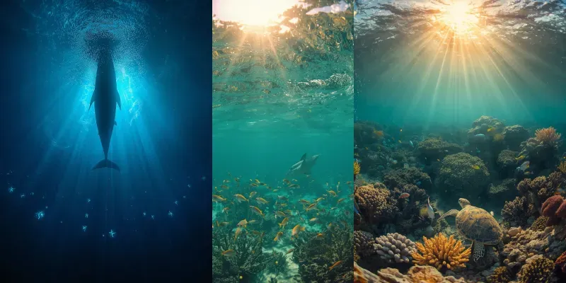Underwater Photography generated by undefined