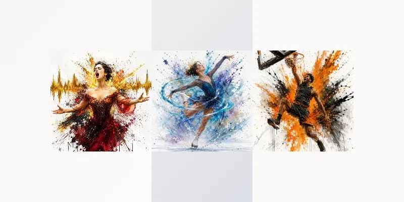 Explosive Emotion Splash Art Generator generated by undefined