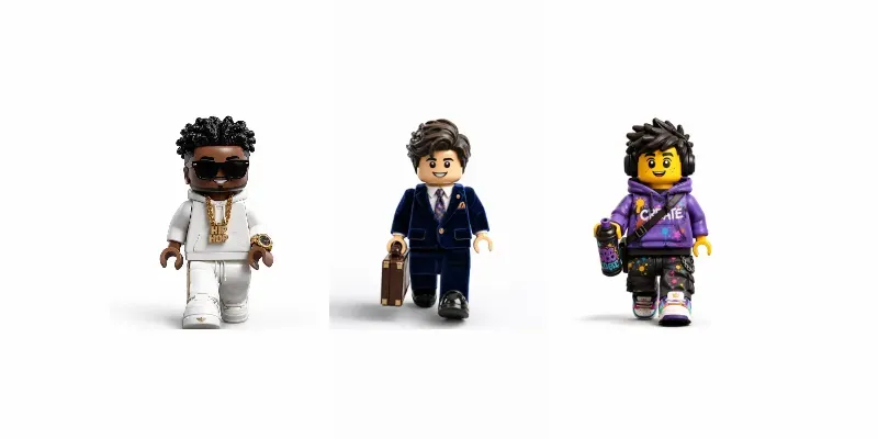Luxury Legostyle Fashion Minifigures generated by undefined