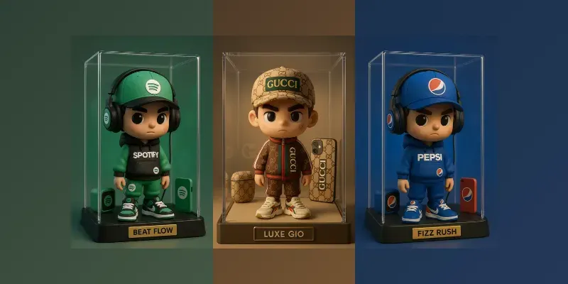 3D Collectible Character Displays generated by undefined