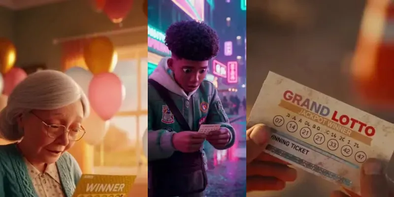 Joyful Lottery Win Cinematic Animations generated by undefined