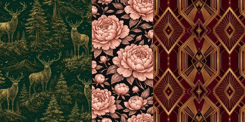 Luxury Metallic Seamless Pattern Makers generated by undefined