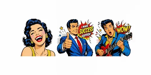 Expressive Human Pop Art Portraits generated by chatgpt-image