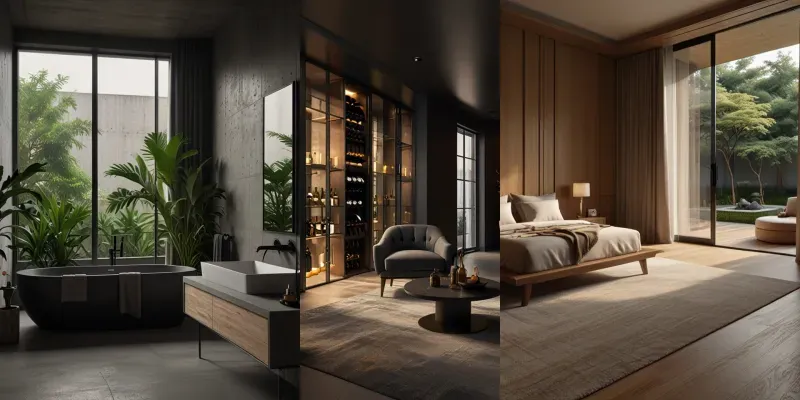 Luxury Brutalist Interior Designs