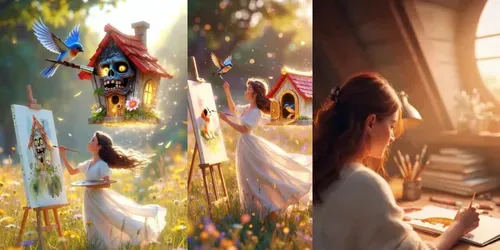 Magic Paints generated by sora