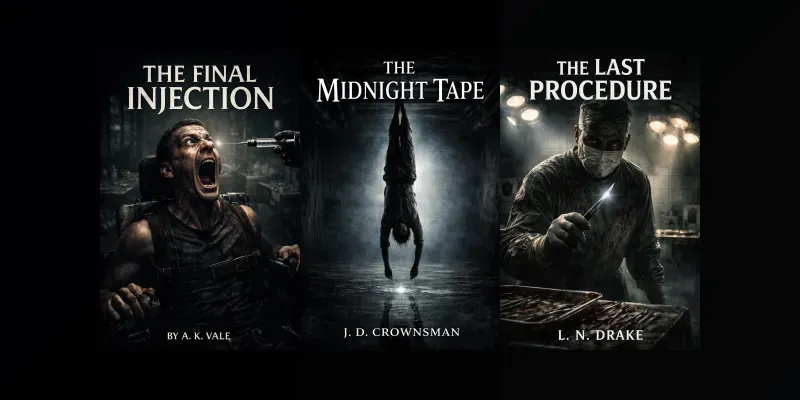 Cinematic Horror Book Cover Generator generated by undefined