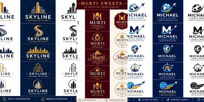 Vibrant Startup Logos generated by undefined