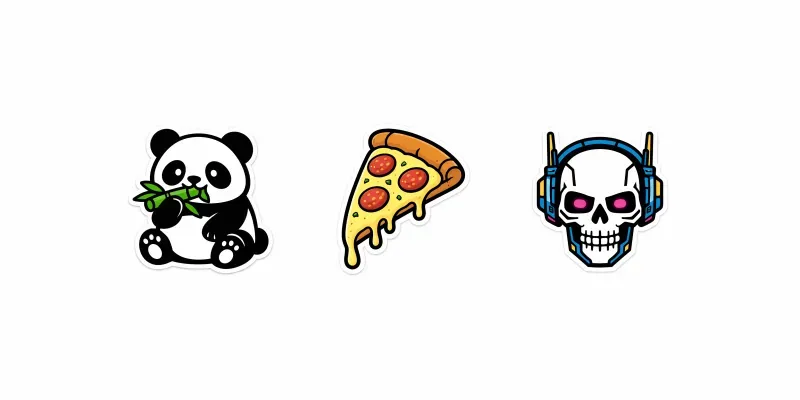 Clean Vector Sticker Generator generated by undefined