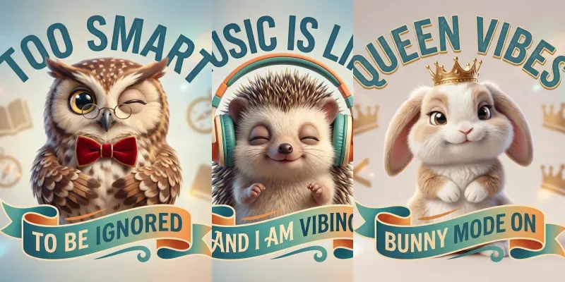 3D Mascot Character Quote Creators generated by undefined