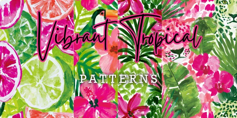 Vibrant Tropical Patterns generated by undefined