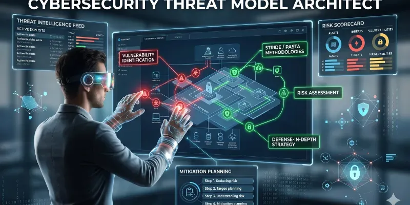 Cybersecurity Threat Model Architect generated by undefined